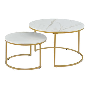 Salontafel Christchurch rond [en.casa]