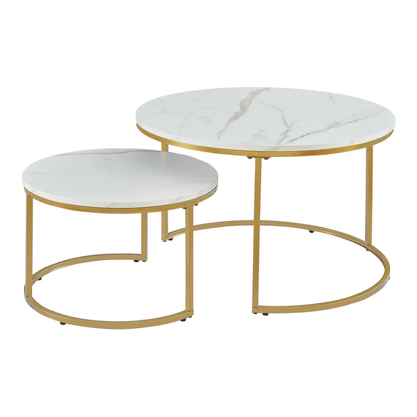 Salontafel Christchurch rond [en.casa]