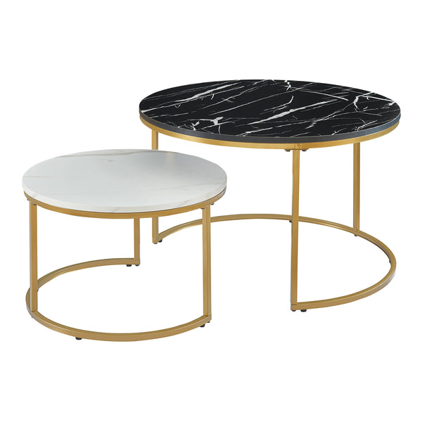 Salontafel Christchurch rond [en.casa]