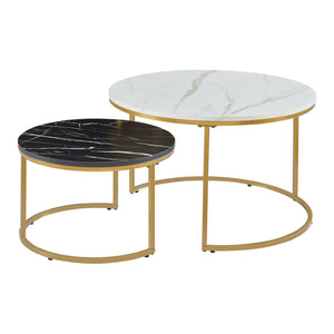 Salontafel Christchurch rond [en.casa]