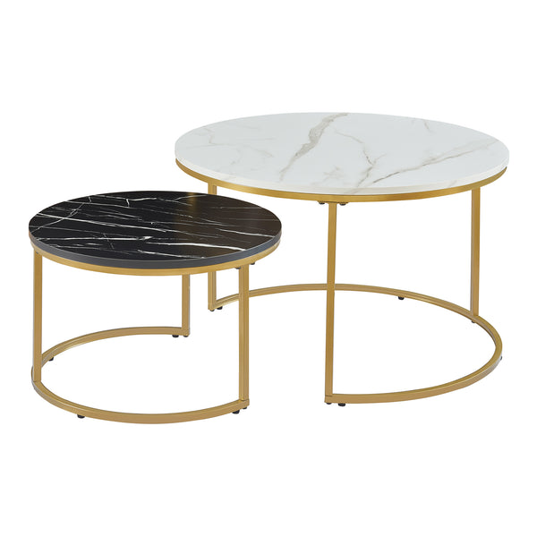 Salontafel Christchurch rond [en.casa]