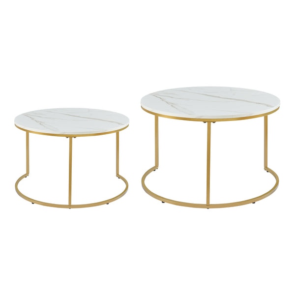 Salontafel Christchurch rond [en.casa]