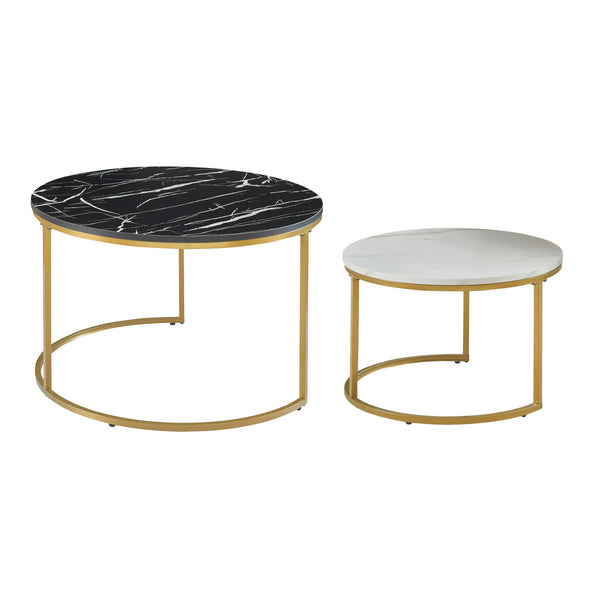 Salontafel Christchurch rond [en.casa]