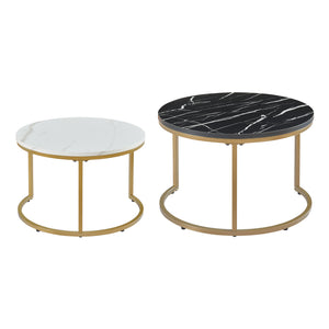 Salontafel Christchurch rond [en.casa]