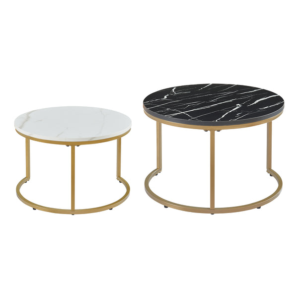 Salontafel Christchurch rond [en.casa]