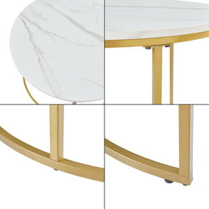 Salontafel Christchurch rond [en.casa]