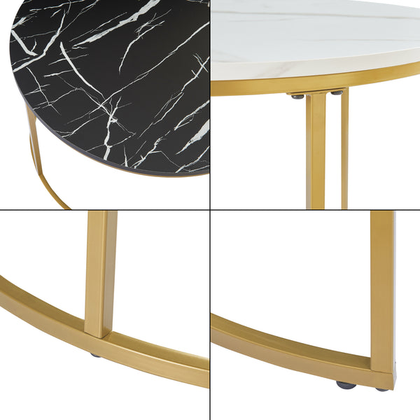 Salontafel Christchurch rond [en.casa]