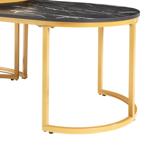 Salontafelset Oppeerg 2-delig bijzettafelset [en.casa]