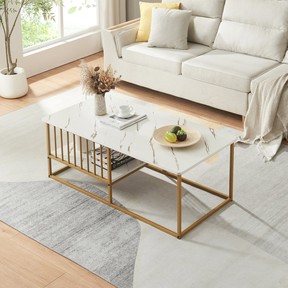 Table basse Raukurg 120 x 60 x 42 cm [en.casa]