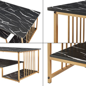 Table basse Klibro acier [en.casa] 