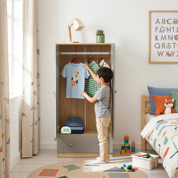 Armoire enfant Beldinupp 123 x 60 x 40 cm [en.casa]
