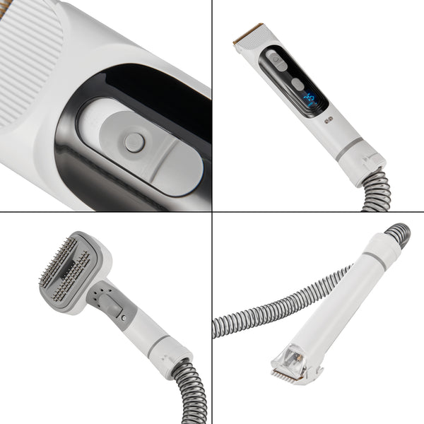 Hondentondeuse met stofzuiger Amesbury 6-in-1 verzorgingsset voor huisdieren in.tec