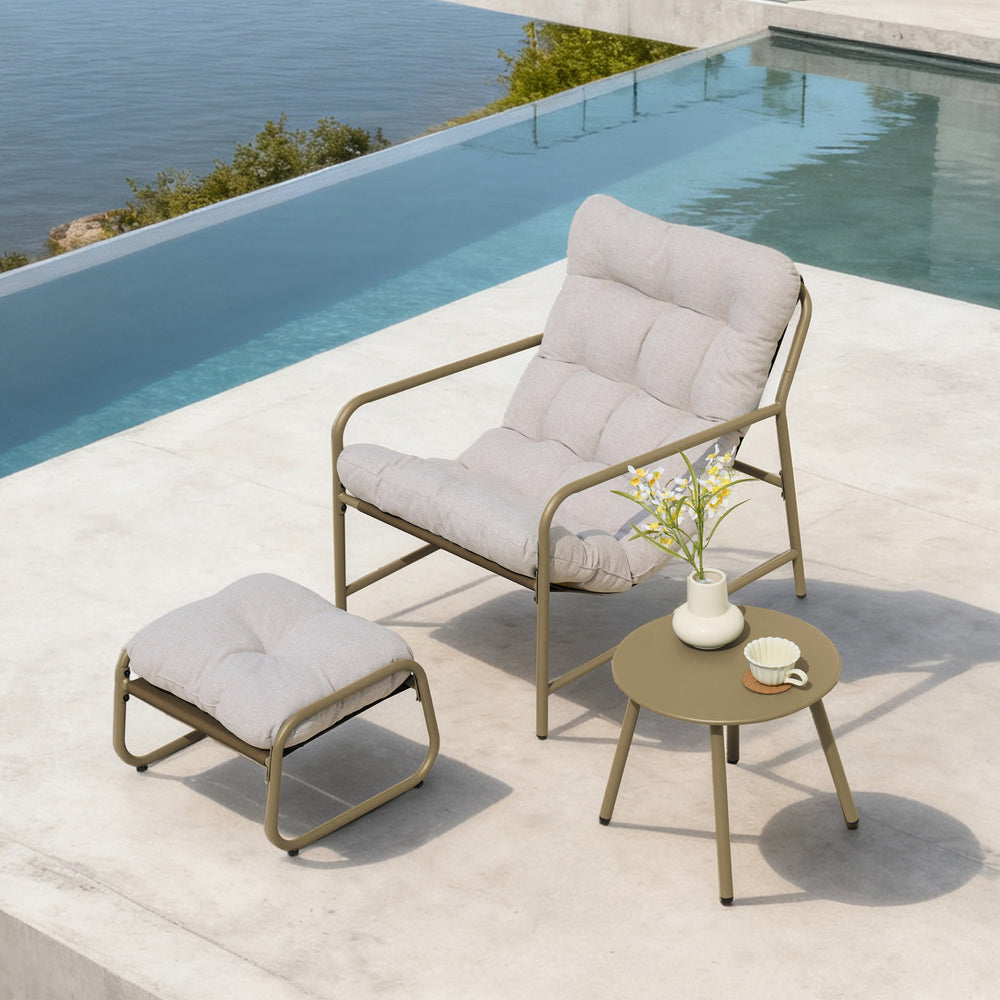 Tuinmeubelset Trerdfjoa 3-delig tuinset [en.casa]