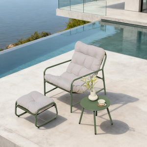 Tuinmeubelset Trerdfjoa 3-delig tuinset [en.casa]