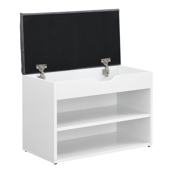 Banc à Chaussures Gentofte 46 x 60 x 30 cm Couleurs différentes [en.casa]