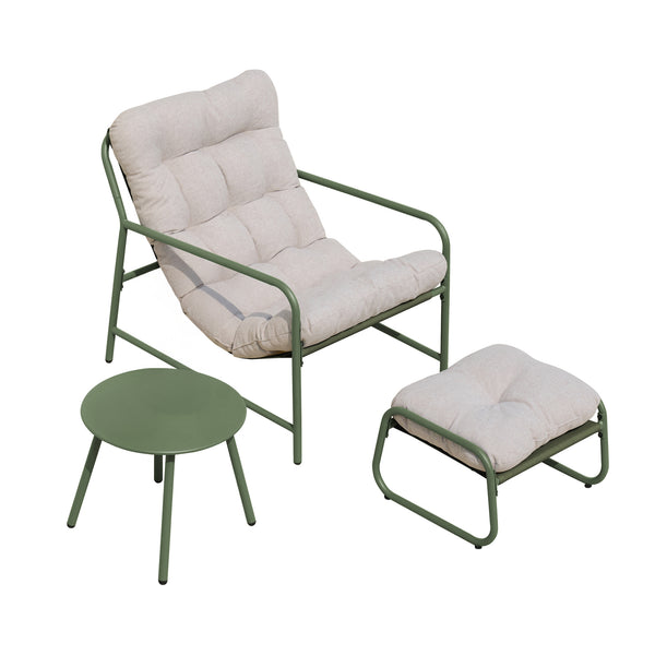 Tuinmeubelset Trerdfjoa 3-delig tuinset [en.casa]