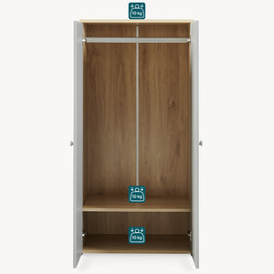 Armoire enfant Beldinupp 123 x 60 x 40 cm [en.casa]