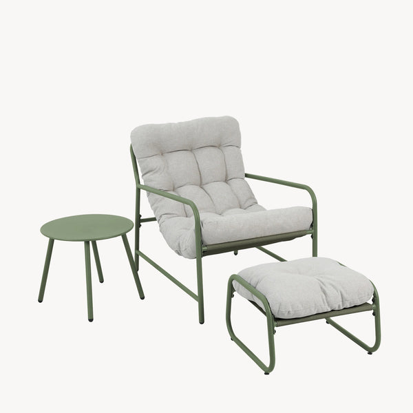 Tuinmeubelset Trerdfjoa 3-delig tuinset [en.casa]