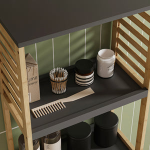 Badrek Kydesby Bamboe Natuur/Grijs [en.casa]
