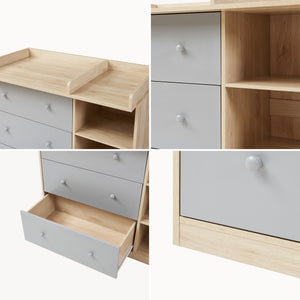 Commode à langer Beldinupp 93 x 110 x 55 cm [en.casa]