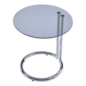 Table d'appoint Ylivieska verre trempé 46 x 45 cm [en.casa]
