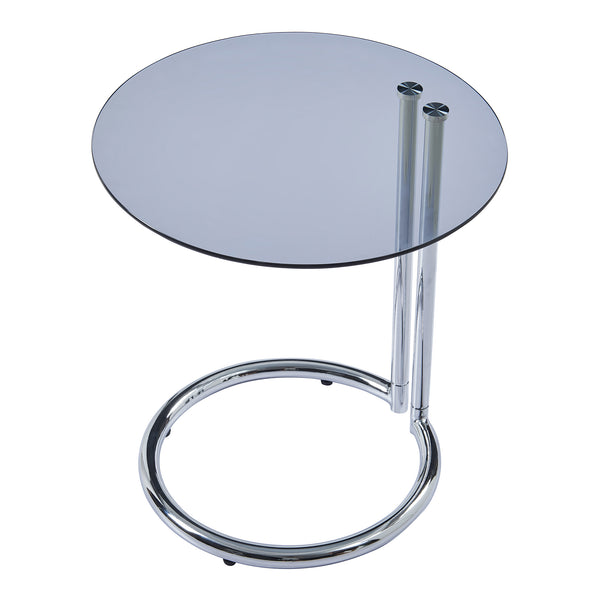 Table d'appoint Ylivieska verre trempé 46 x 45 cm [en.casa]
