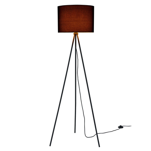 Stehleuchte Drehfuß 1x E27 Ø 29,5 x 150 cm Zwart lux.pro - premiumXL