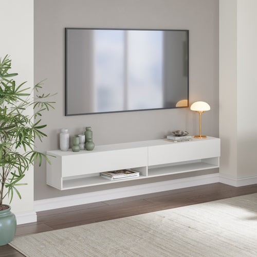 Meuble TV suspendu Halmstad [en.casa]