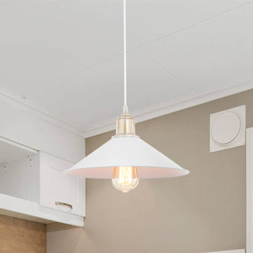 Suspension Hinckley en plastique hauteur 62 cm E27 [lux.pro]