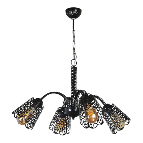 Suspension Garforth E27 noir [lux.pro]