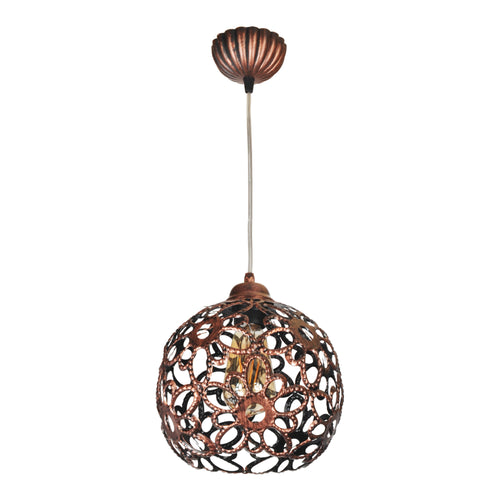 [lux.pro] Hanglamp Epworth koperkleurig E27