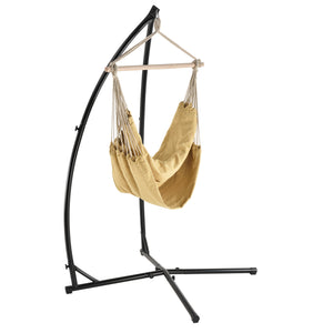Fauteuil suspendu XXL Chieti 205x110cm avec support casa.pro - premiumXL