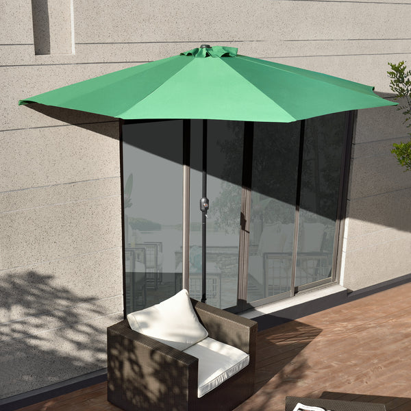 demi-parasol Eger 300 cm x 150 cm x 230 cm casa.pro