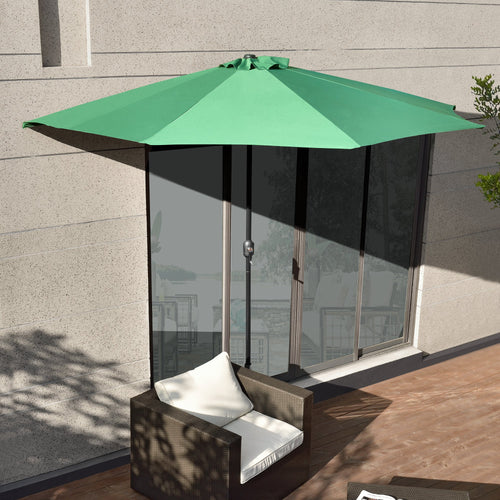 demi-parasol Eger 300 cm x 150 cm x 230 cm casa.pro
