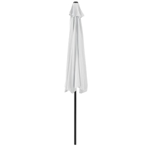 [casa.pro] Parasol halfrond voor balkons of terrassen 300x150x230 - 4 varianten