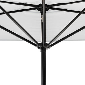[casa.pro] Parasol halfrond voor balkons of terrassen 300x150x230 - 4 varianten