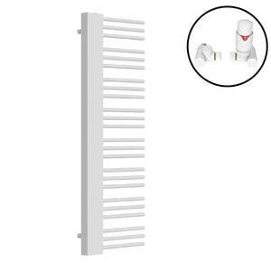 Handdoekradiator Kviteseid met kranenset 80 mm [neu.haus]
