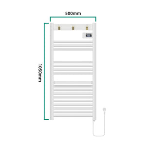 Sèche-serviettes électrique Uvdal avec radiateur 500W pro.tec