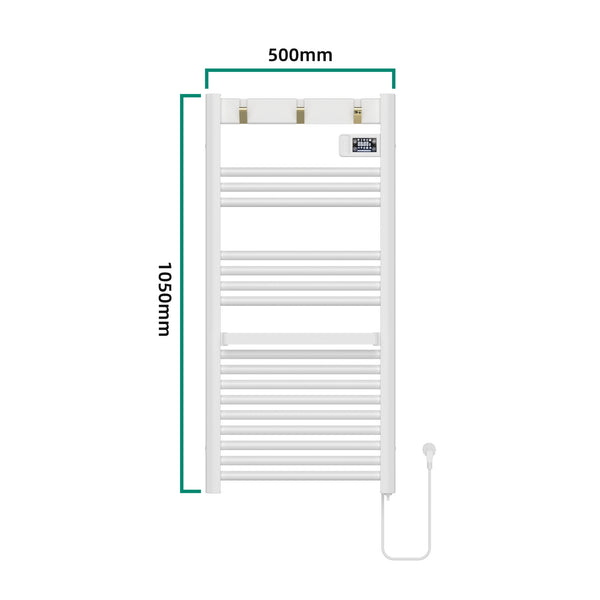 Sèche-serviettes électrique Uvdal avec radiateur 500W pro.tec