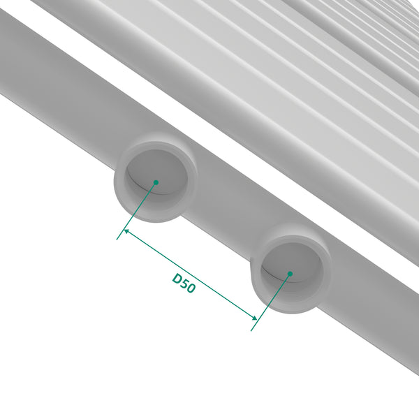 Radiateur sèche-serviettes Voss à lames plates acier [neu.haus]