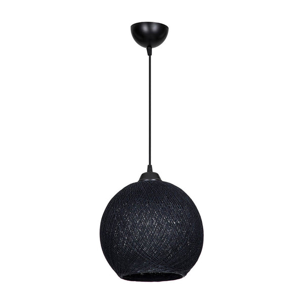Suspension Lisburn corde de jute hauteur 65 cm E27 [lux.pro]
