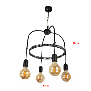 lux.pro Hanglamp Llandudno E27 - 5 varianten