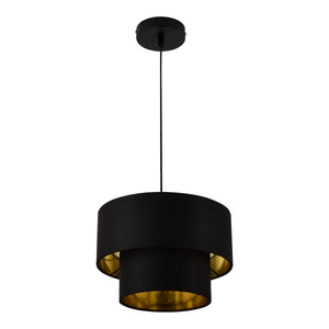 Suspension Lopar E27 en Métal et Textile [lux.pro]