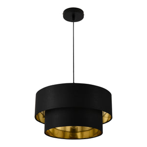 Suspension Lopar E27 en Métal et Textile [lux.pro]