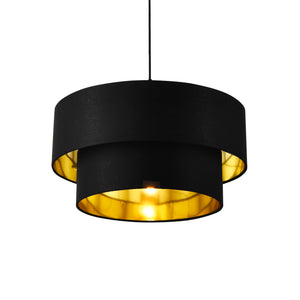 Suspension Lopar E27 en Métal et Textile [lux.pro]