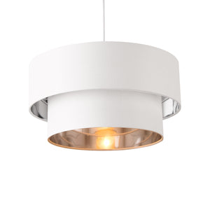 Suspension Lopar E27 en Métal et Textile [lux.pro]