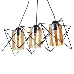 lux.pro Hanglamp Morley E27 zwart - 2 varianten