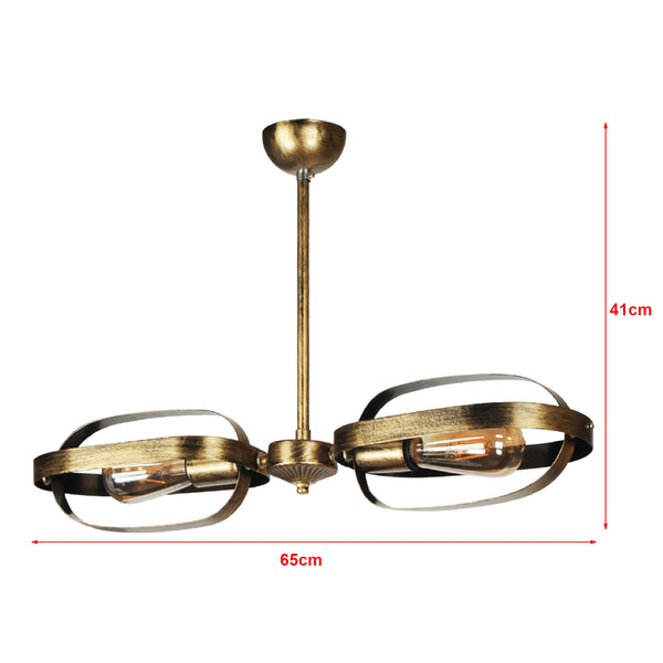 lux.pro Hanglamp Saltash E27 - 3 varianten