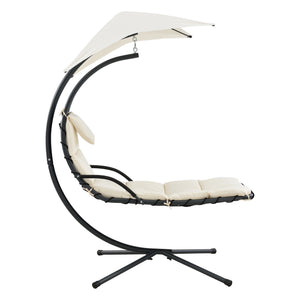 Hangmat met luifel en standaard 166x116x210 cm - 3 varianten