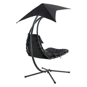 Hangmat met luifel en standaard 166x116x210 cm - 3 varianten